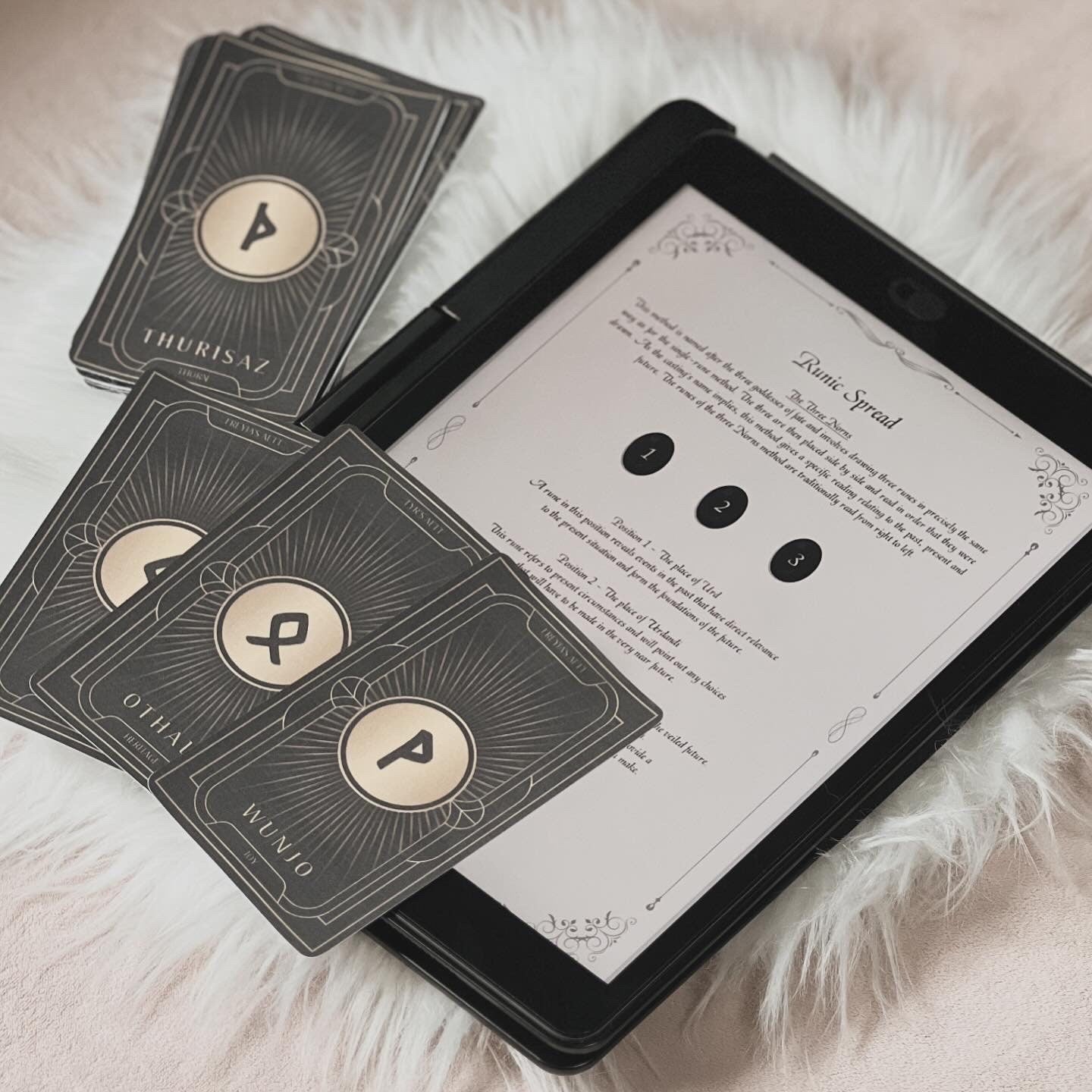 Rune Magick - Rune Stones Cheat Sheet - Printable Grimoire Page - Book Of Shadows Pages - Witchcraft - Runic Magic - Elder Futhark - Viking