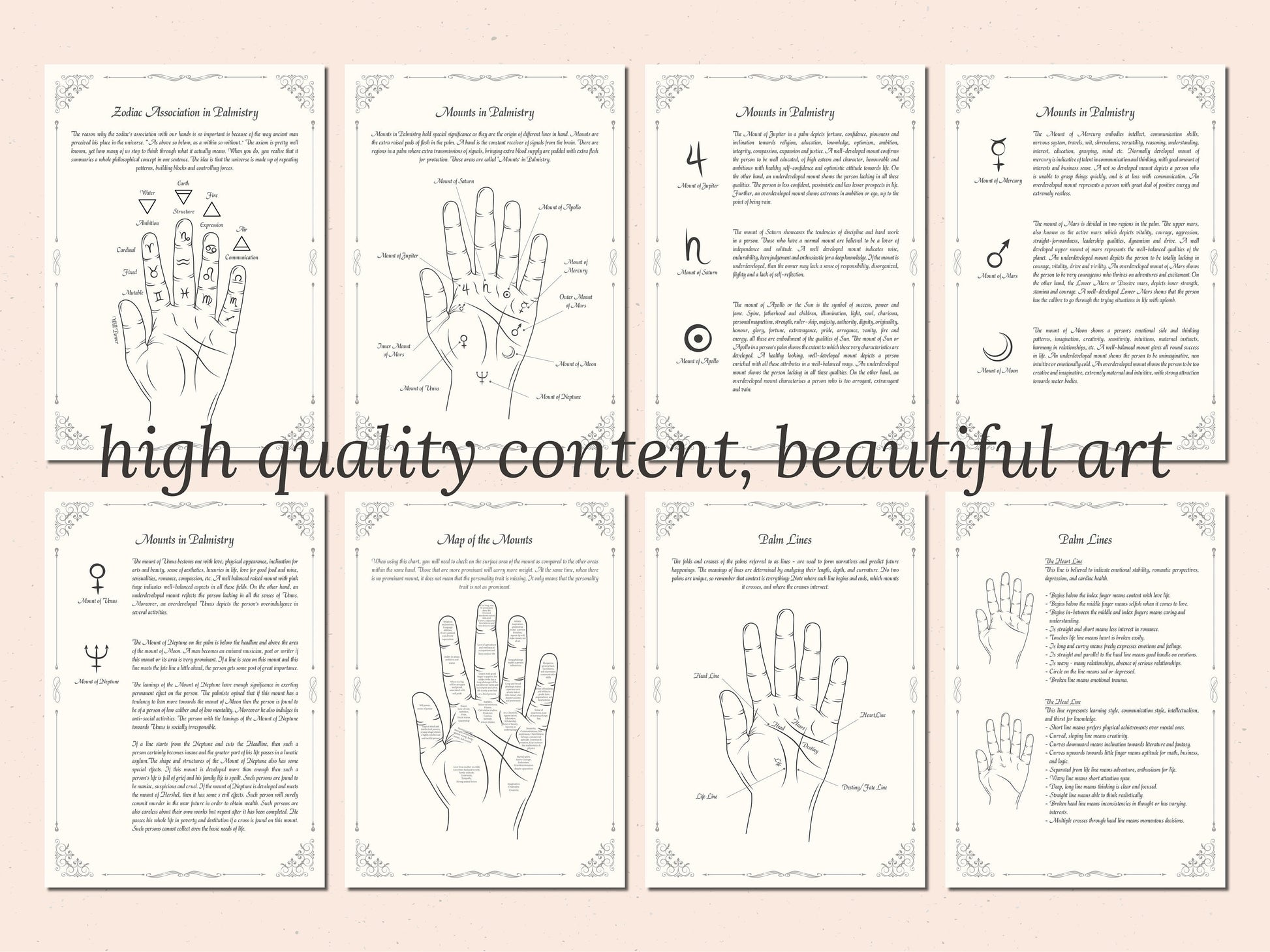 Palmistry Grimoire, Basics Of Palm Reading, Witch Journal Grimoire Pages, Book Of Shadows Pages, Palm Reading Guide, Beginner Palmistry