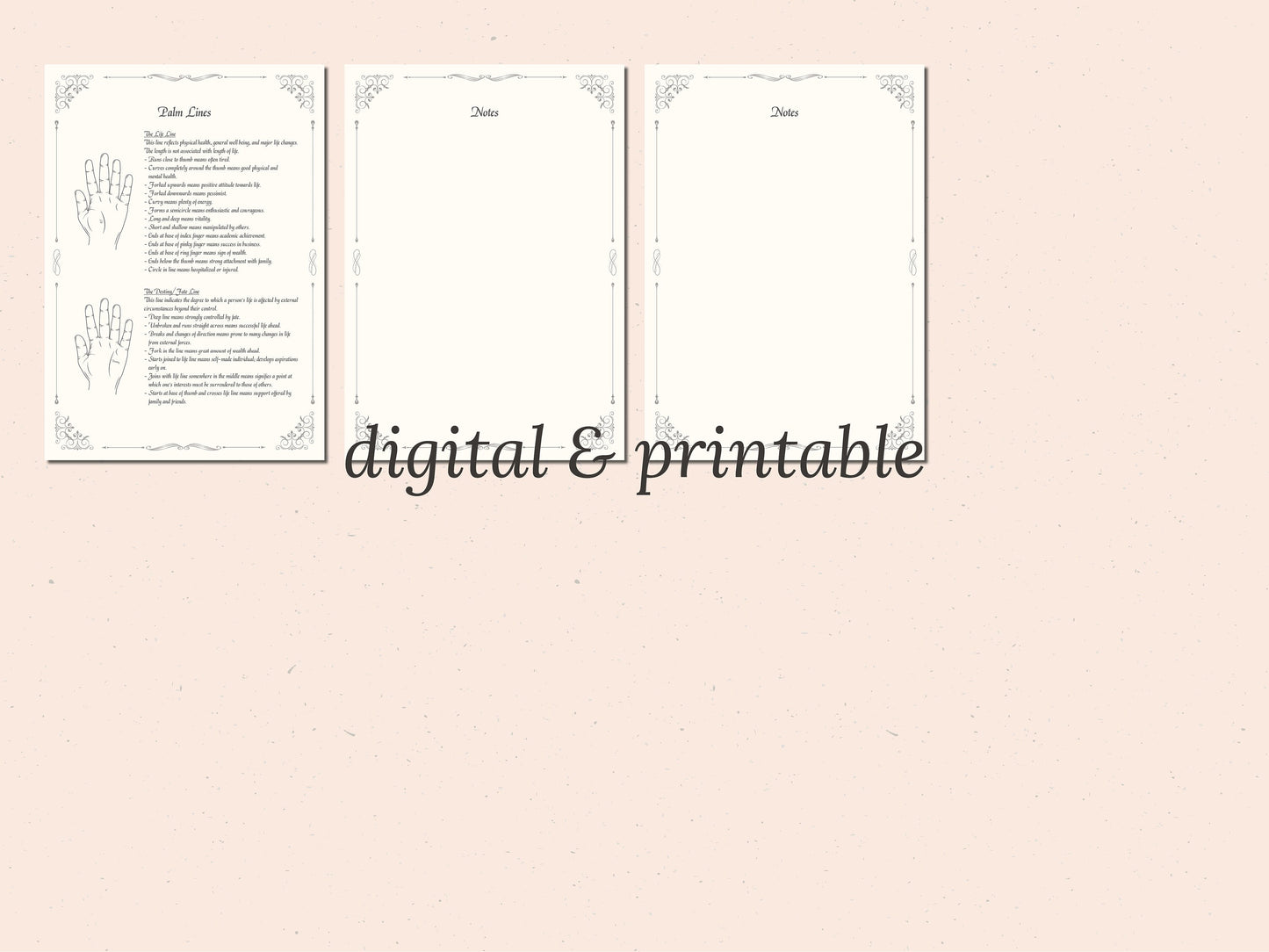 Palmistry Grimoire, Basics Of Palm Reading, Witch Journal Grimoire Pages, Book Of Shadows Pages, Palm Reading Guide, Beginner Palmistry