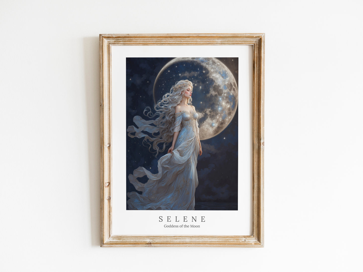 Selene - Goddess of the Moon - Digital Art