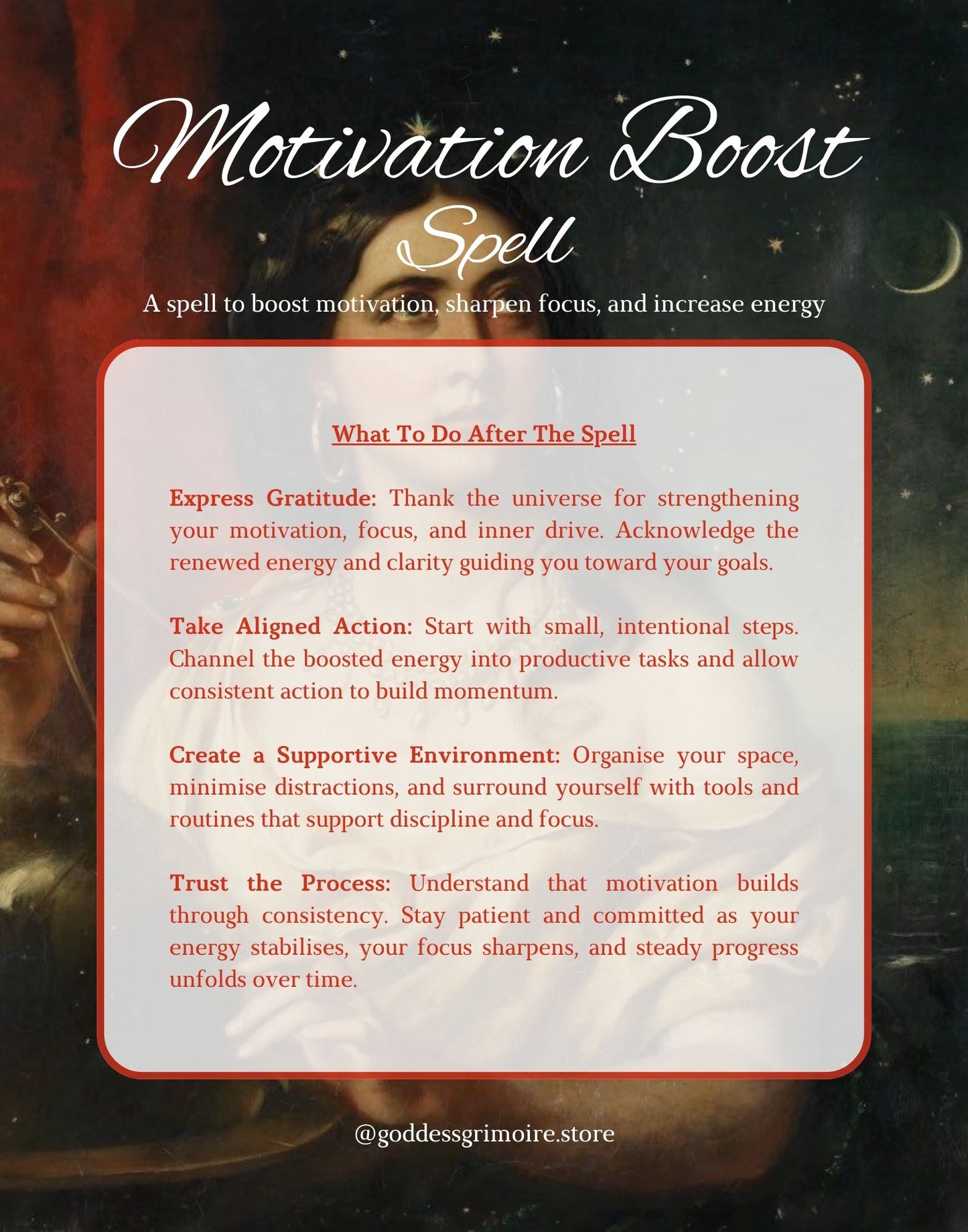 Motivation Boost Spell