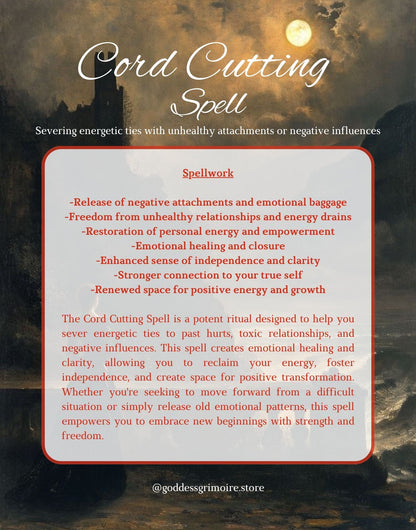 Cord Cutting Spell