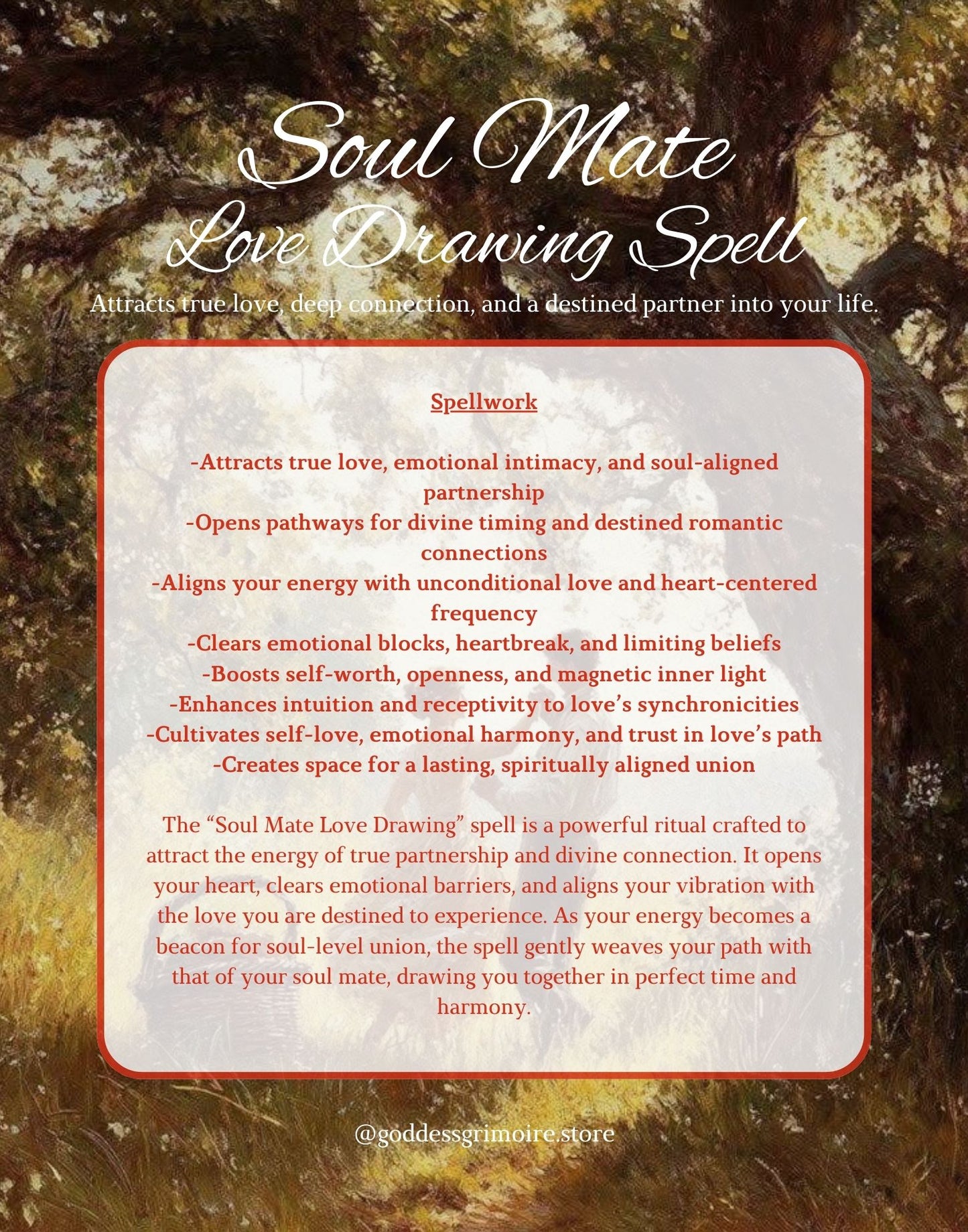 Soul Mate Love Drawing Spell