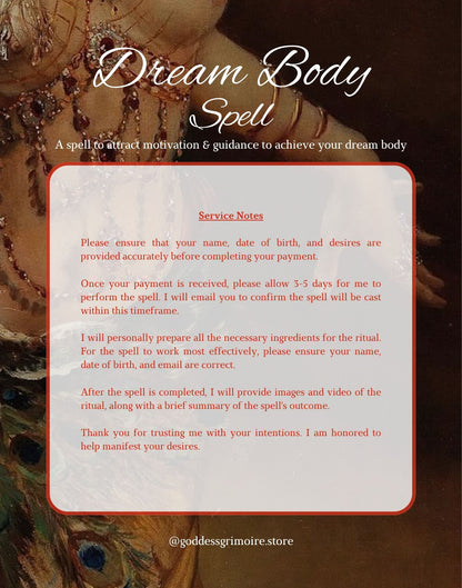 Dream Body Spell