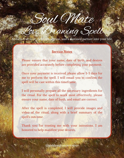 Soul Mate Love Drawing Spell