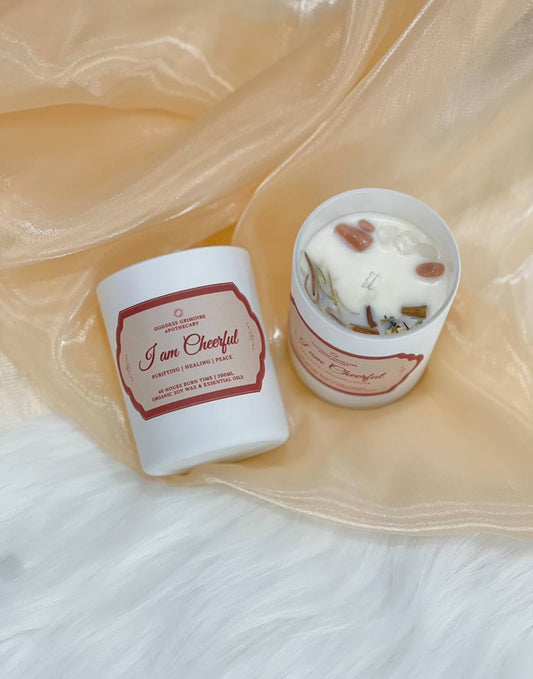 I Am Cheerful - Manifestation Candle