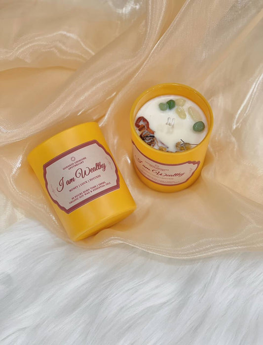 I Am Wealthy - Manifestation Candle