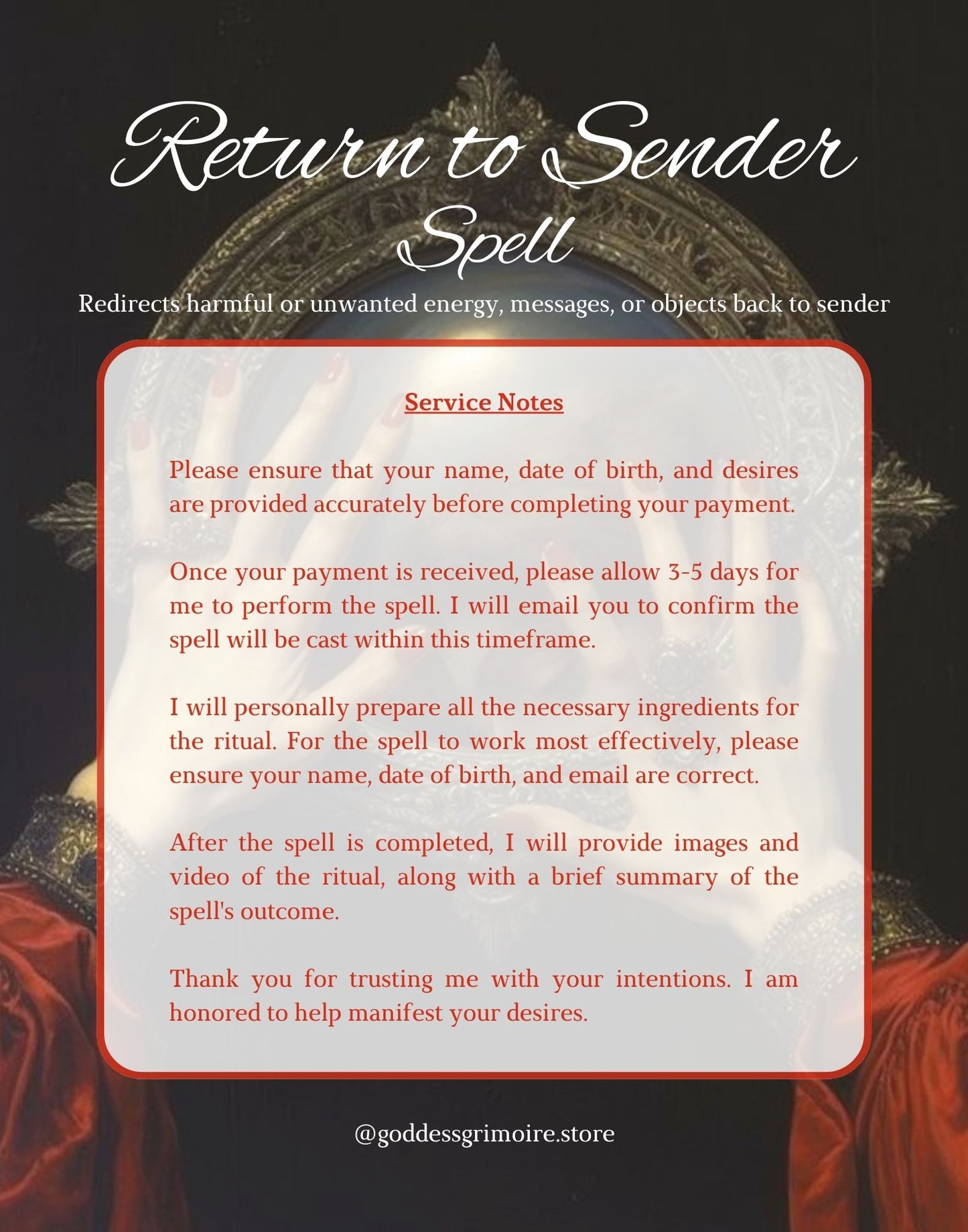 Return to Sender Spell