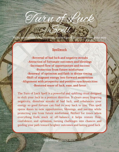 Turn Of Luck Spell