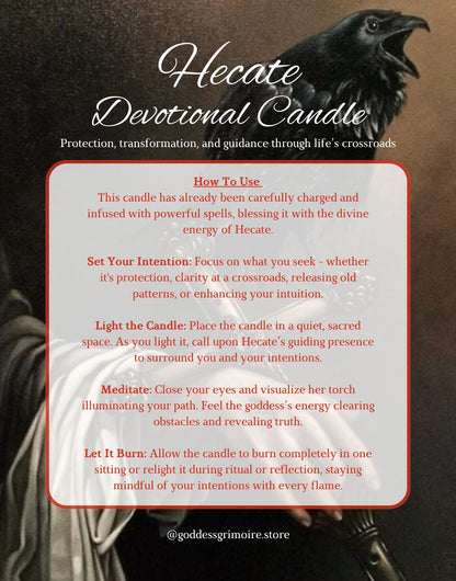 *Made to Order* Hecate Devotional Spell Candle