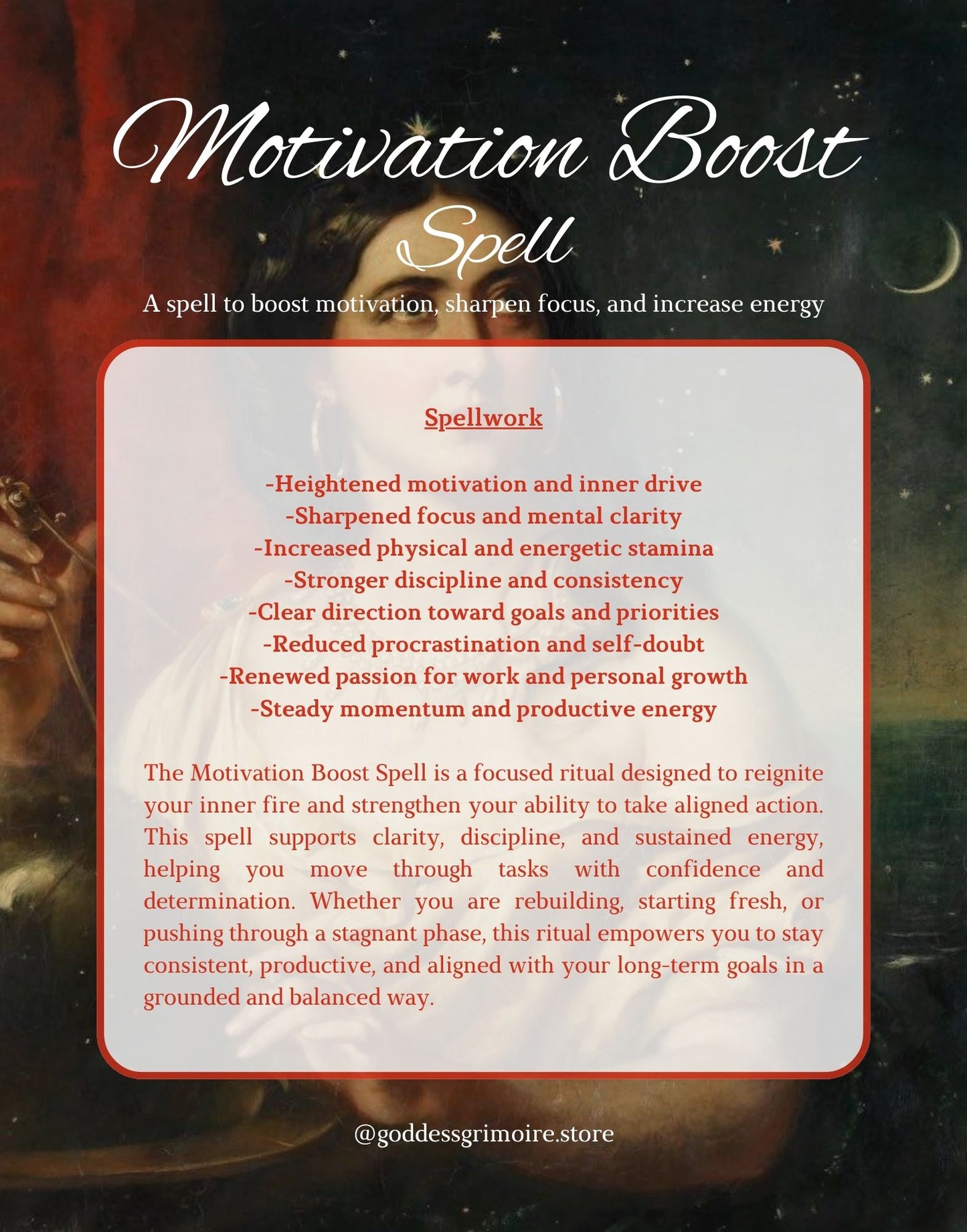 Motivation Boost Spell