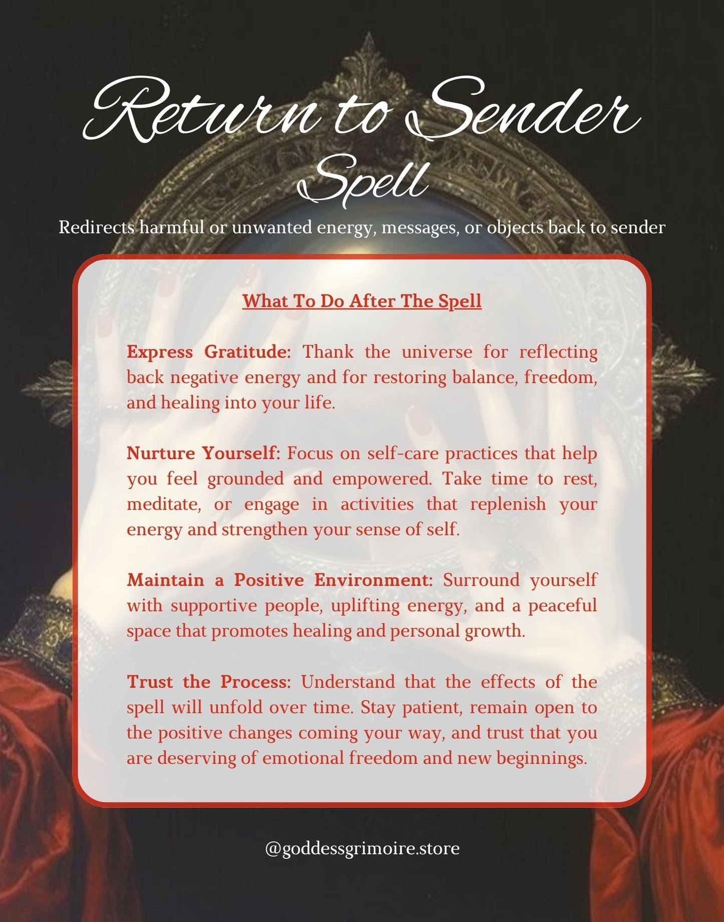 Return to Sender Spell