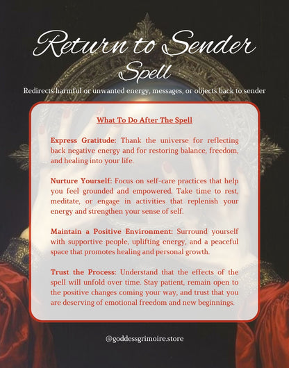 Return to Sender Spell
