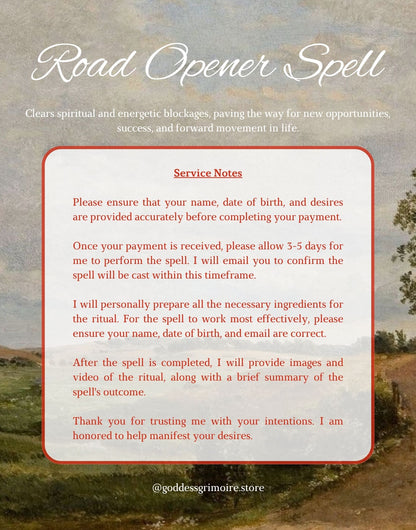 Road Opener Spell