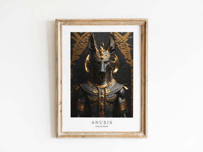 Anubis - God of Death - Digital Art