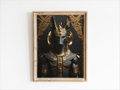 Anubis - God of Death - Digital Art