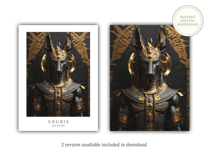 Anubis - God of Death - Digital Art