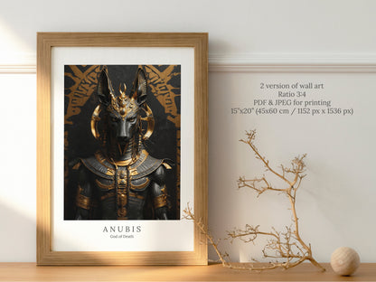 Anubis - God of Death - Digital Art